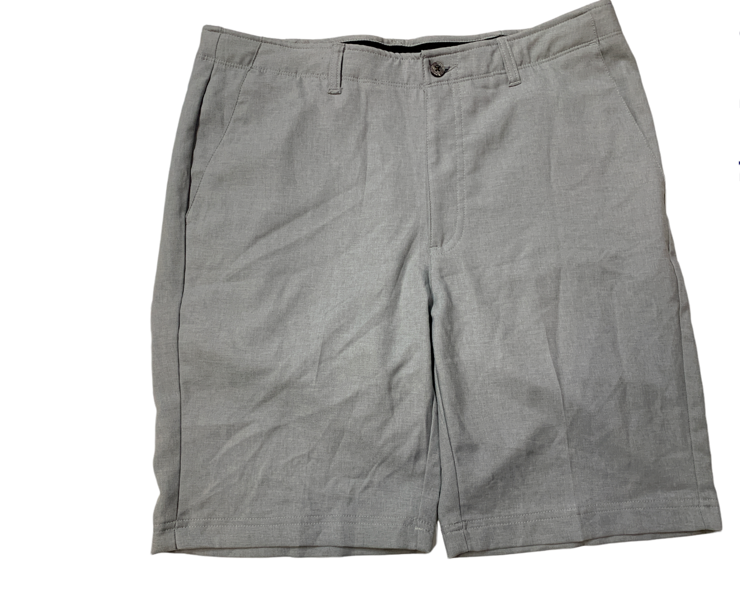 Pebble Beach Men’s Dry Luxe Performance Golf Shorts, Light Gray, Size 34